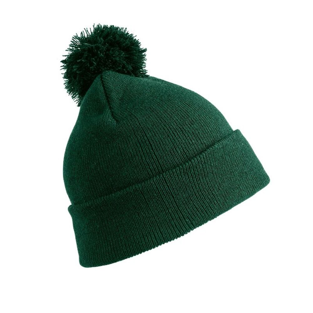 Result Core Pom Pom Beanie / Bottle Green